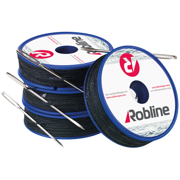 1379716_XL Robline Vokset Taklegarn med nål hvid 0,8mm x 80m - Billede 1