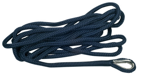 1397135_XL 1852 fortøjning dobbelt flettet navy med kovs Ø14mm 4m - Billede 1