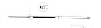 140M5812_XL Ultraflex Styrekabel M58, 12 fod - Billede 1