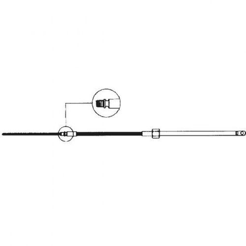 140M5816_XL Ultraflex Styrekabel M58, 16 fod - Billede 1