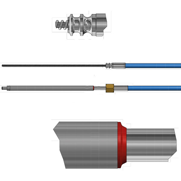 140M9012_XL Styrekabel "mach" 12 fod - Billede 1