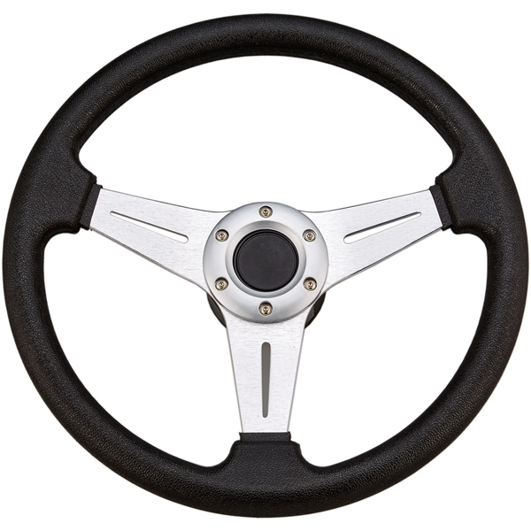 1420192_XL Sportsrat sort med alu, Ø 338mm - Billede 1