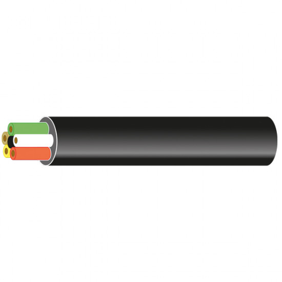 1441102_XL Max Power Kabel til styrestrøm 6 x 0.5mm2 sort 10 meter - Billede 1