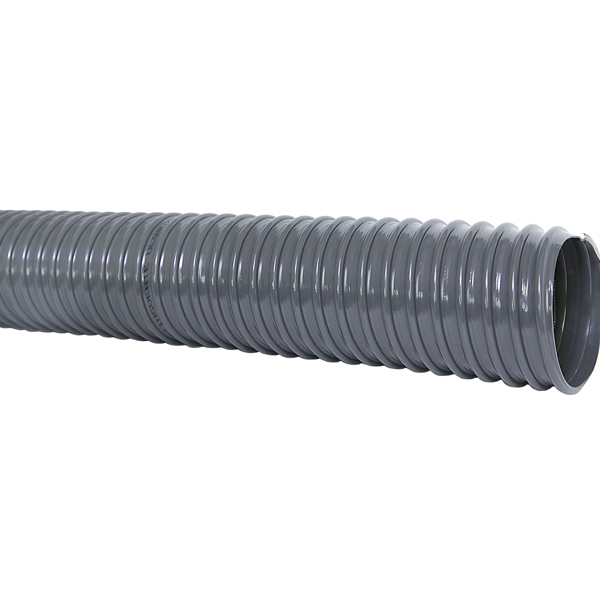 1541192_XL Spiralsugeslange 50mm grå 10m - Billede 1