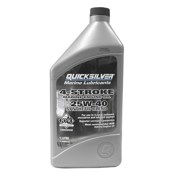 1570140_XL Quicksilver 25W-40 Motorolie syntetisk 1L - Billede 1