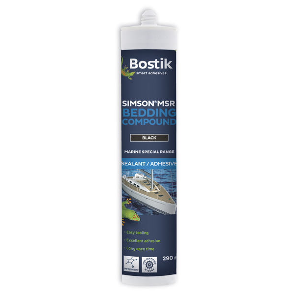 1600766_XL Simson MSR BC lim og tætningsmasse sort, 290ml - Billede 1