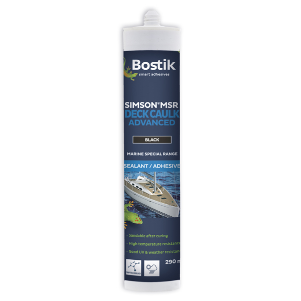 1600768_XL Simson MSR DC Lim og tætningsmasse sort, 290ml - Billede 1