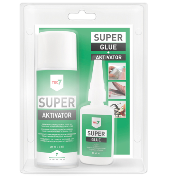 1600856_XL Tec7 Super lim og aktivator, 250ml - Billede 1