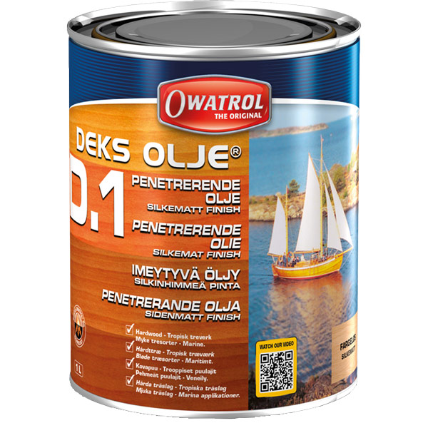 1630360_XL Owatrol dækolie D1, 1L - Billede 1