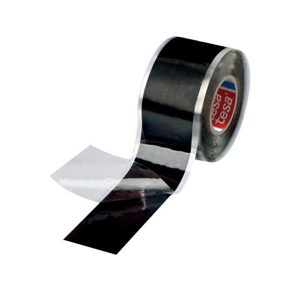1670335_XL Tesa selvvulkaniserende silikonetape 4600 sort 25mm, 3m - Billede 1