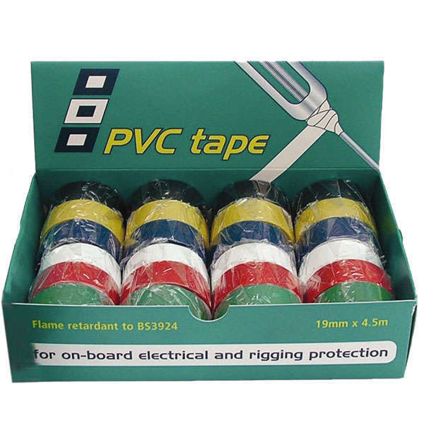 1672100_XL PSP PVC tape Isoleringstape 19mm, 24 ruller - Billede 1