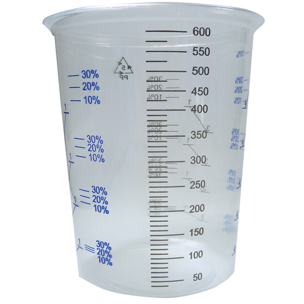 1674095_XL Blandingsbæger 600ml, 25stk - Billede 1