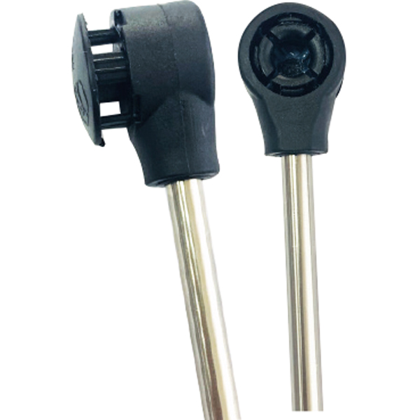 1690001_XL Kugleled til 6 mm gasdæmper nylon, 2 stk - Billede 1