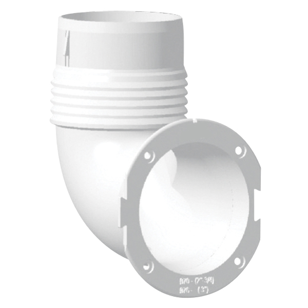 1100267_XL Nuova Rade slangeadapter Ø70/76mm, 90º - Billede 1