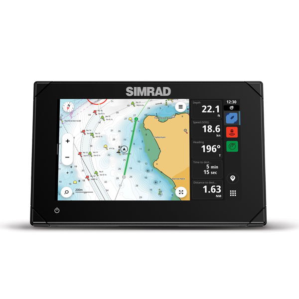 1108124_XL Simrad NSX 3007 med HDI hæk transducer - Billede 1