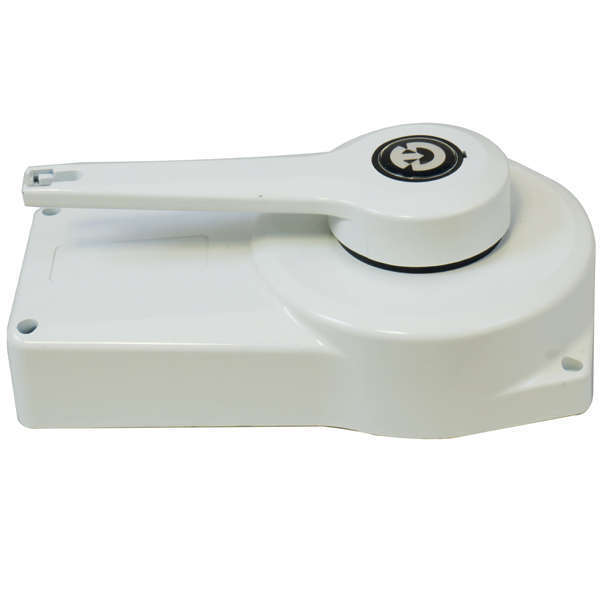 140B91_XL Nordflex kontrolbox etgrebs med lås, hvid - Billede 1