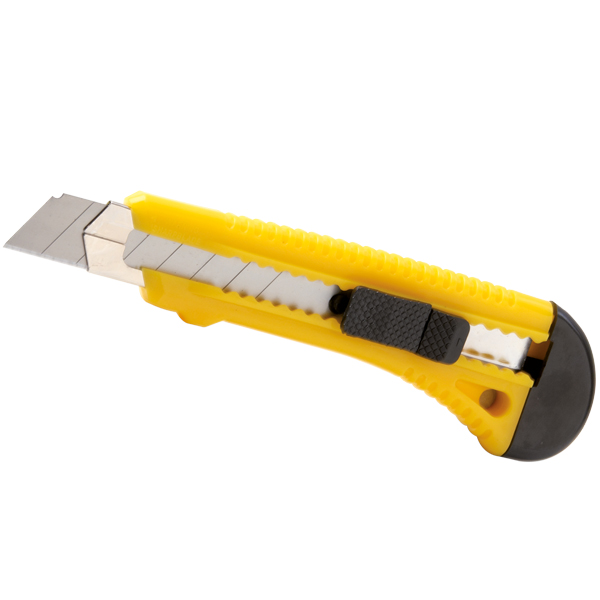 1603253_XL YES Hobbykniv gul, 18mm - Billede 1