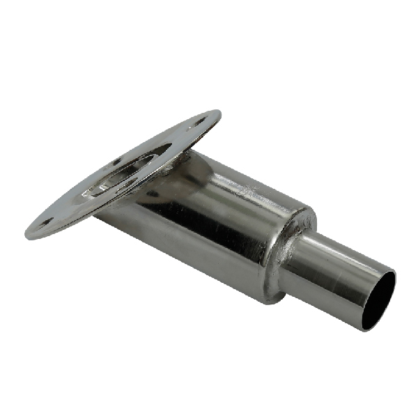 1100462_XL 1852 Udstødningsgennemføring vinklet model Ø22 mm - Billede 1