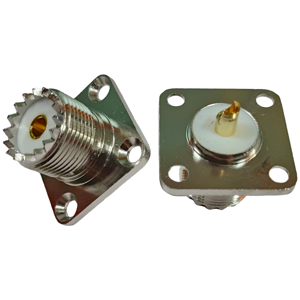 1114589_XL 1852 VHF dækstik med flange til PL 259 - Billede 1