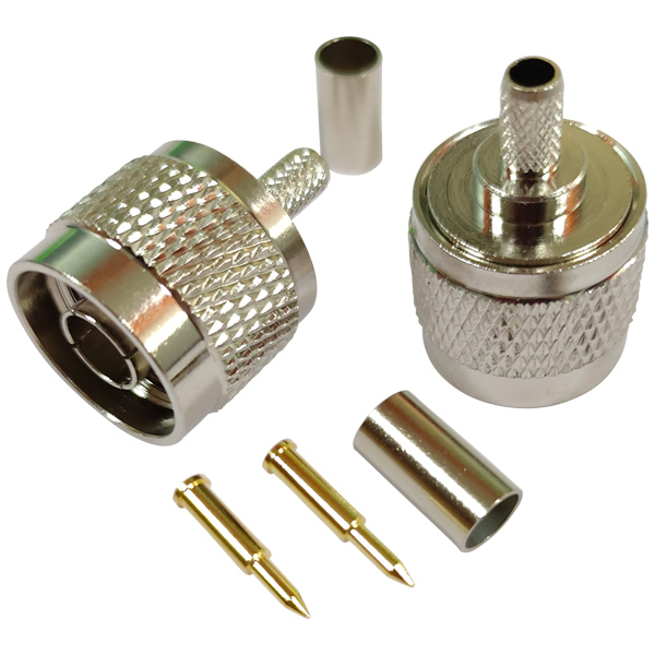 1114590_XL 1852 N hanstik til 6mm kabel (RG58), crimpning, 2-pak - Billede 1