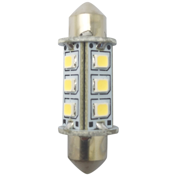1260942_XL 1852 LED lantern pinolpære 37mm 10-36Vdc, 2 stk - Billede 1