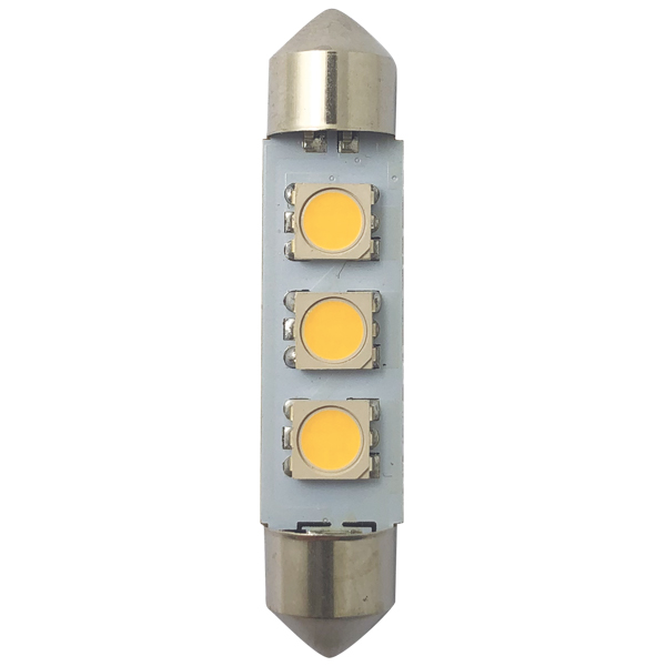 1260961_XL 1852 LED pinolpære 42mm 10-36Vdc, 2 stk - Billede 1