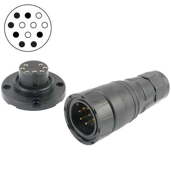 1270471_XL Quick dækstik 7-polet, max 12 Amp - Billede 1