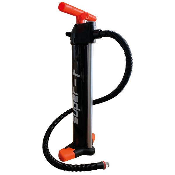 1193229_XL Super-F Håndpumpe med manometer til sup 2 bar 2x2100cc sort/ - Billede 1