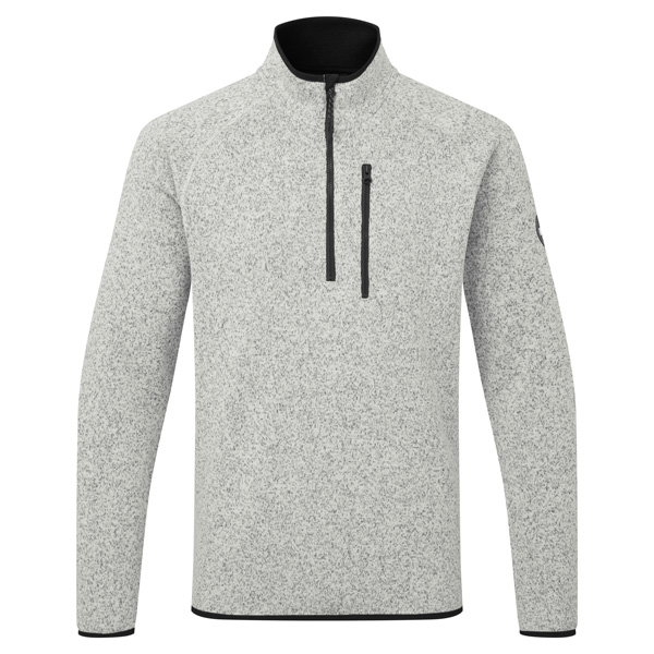 1351500-M_XL Gill 1500 1/4 lynlås Fleece jakke, Grå str. M - Billede 1