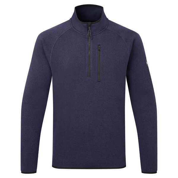 1351501-S_XL Gill 1500 1/4 lynlås Fleece jakke, Navy str. S - Billede 1