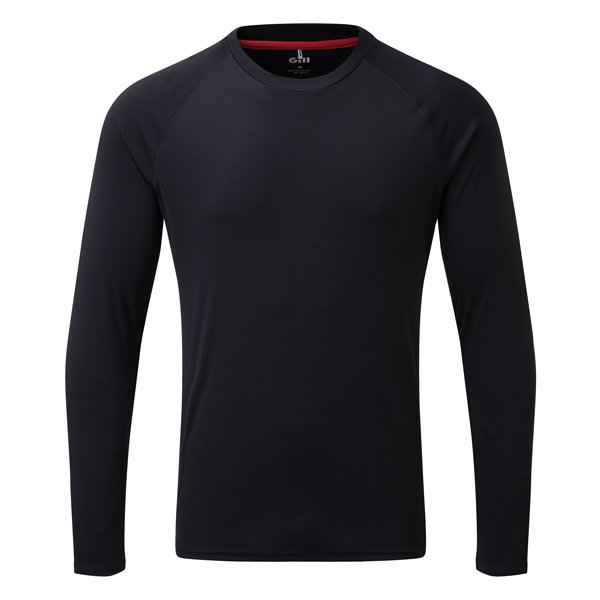 1353160-XL_XL Gill UV011 Men's UV Tec T-Shirt Lang Navy Str XL - Billede 1
