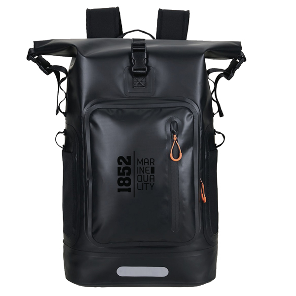 1354222_XL 1852 Vandtæt Rygsæk 30L Sort – Robust Drybag med Rullelukning - Billede 1