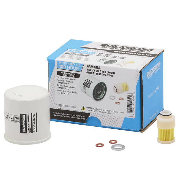 1518283_XL Quicksilver 8M0222280 100T Service Kit, Yamaha F50/F60/T60 og F115 - Billede 1