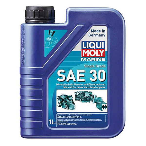 1570234_XL Liqui moly marine single grade SAE 30 1 L - Billede 1