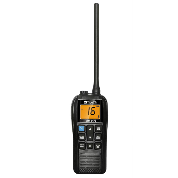 1119652_XL TideON VHF M73, håndholdt, flyder IP67, 5W med bordlader - Billede 1