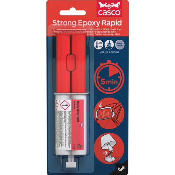 1671236_XL Casco Strong Epoxy Rapid pakke á 200 ml (2 tuber á 100 ml) - Billede 1