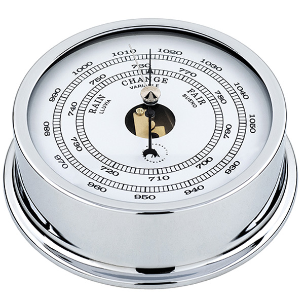1830016_XL Autonautic Pacific 120 barometer Ø120/110 mm forkromet messing - Billede 1