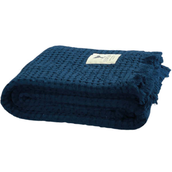 18544002_XL MB SEA &SALT Badehåndklæder Navy 180 x 100 cm - Billede 1