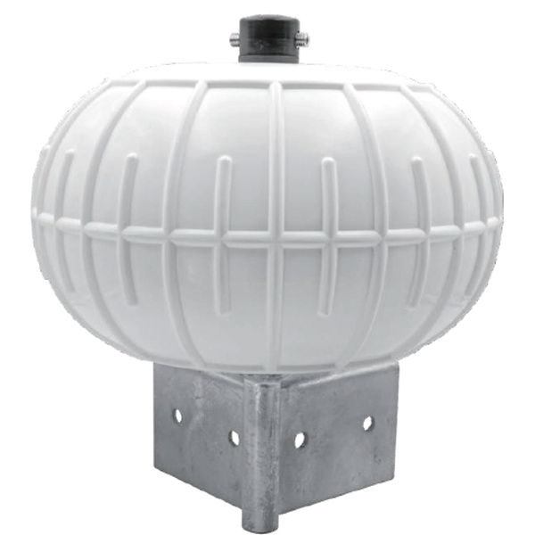 1041267_XL Fortøjningshjul Ø30cm 90 gr. hjørne beslag - Billede 1