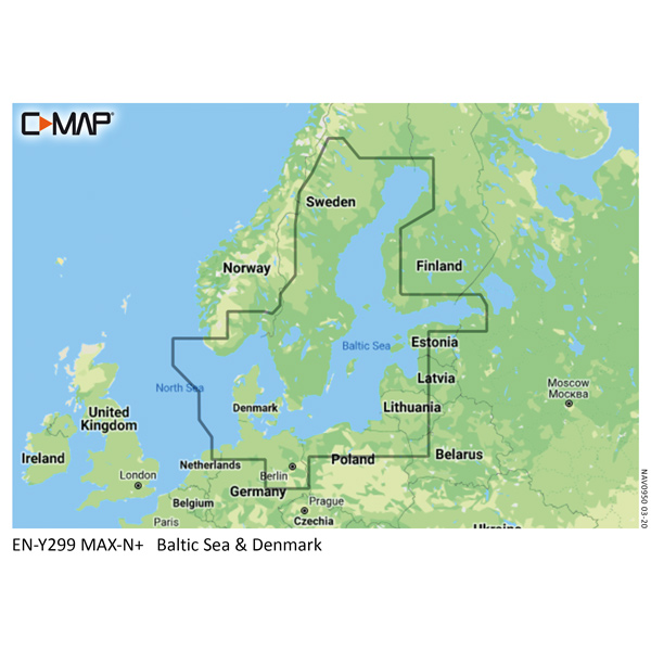 1119985_XL C-Map MAX Y299 Danmark og Østersøen - Billede 1