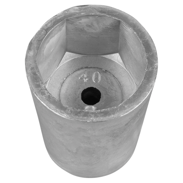 1141531_XL Tecnoseal alu anode til sekskantet aksel møtrik aksel 30mm - Billede 1