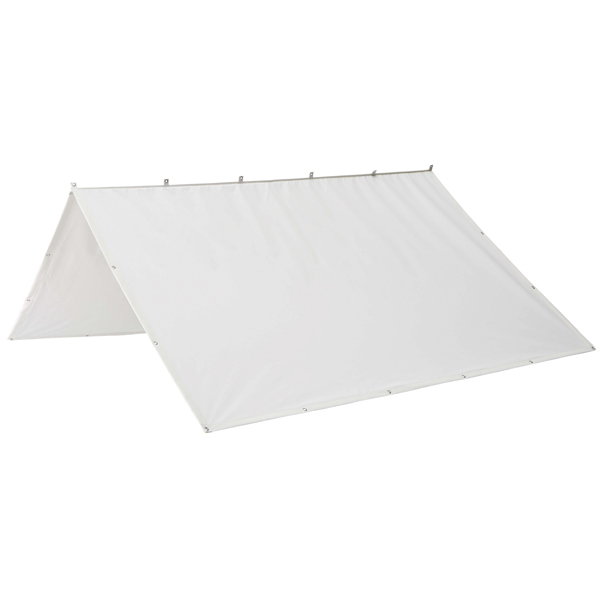 1152046_XL Nettuno Cagnaro bom solsejl 160x160cm L-275cm hvid - Billede 1