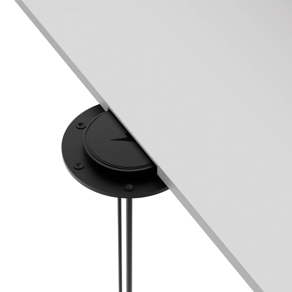 1270913_XL AquaAmp 400 skjult trådløs lader med låsering 12V 25W Qi2 - Billede 1