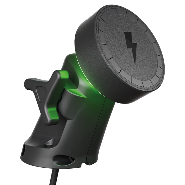 1270932_XL AquaAmp 600 LED armmonteret trådløs mobil oplader 12V 15W Qi2 - Billede 1