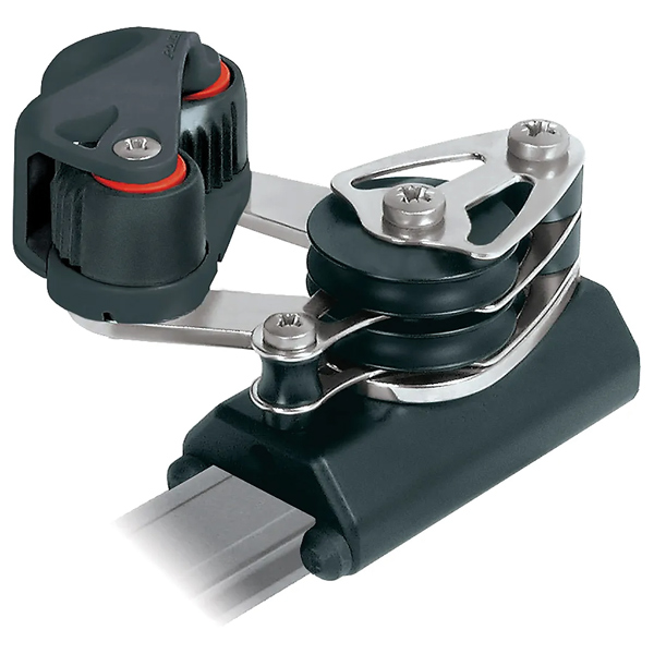 130RC12687C_XL Ronstan Serie 26 endekontrol med dobbelt styrblokke og frølår - Billede 1
